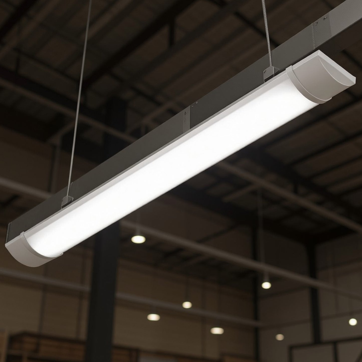 Defurhome LED Batten Light,36W 5000K Daylight White, LED Luminous Tubes,Lights Low Profile Wall or Ceiling Surface Mounted Fitting for Offices, Warehouse, Garages, Basements, Workshops