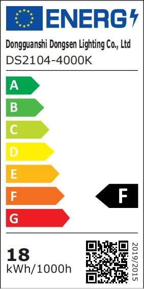 Defurhome LED Quadrat Deckenleuchte Flach,18W(Ersetzt 100W Glühbirne),1500LM,IP54 Wasserfest Badlampe,3cm Ultra Dünn,4000K Neutralweiß,Ideal für Wohnzimmer,Küche,Balkon,22cm(Weiß) [Energieklasse F]