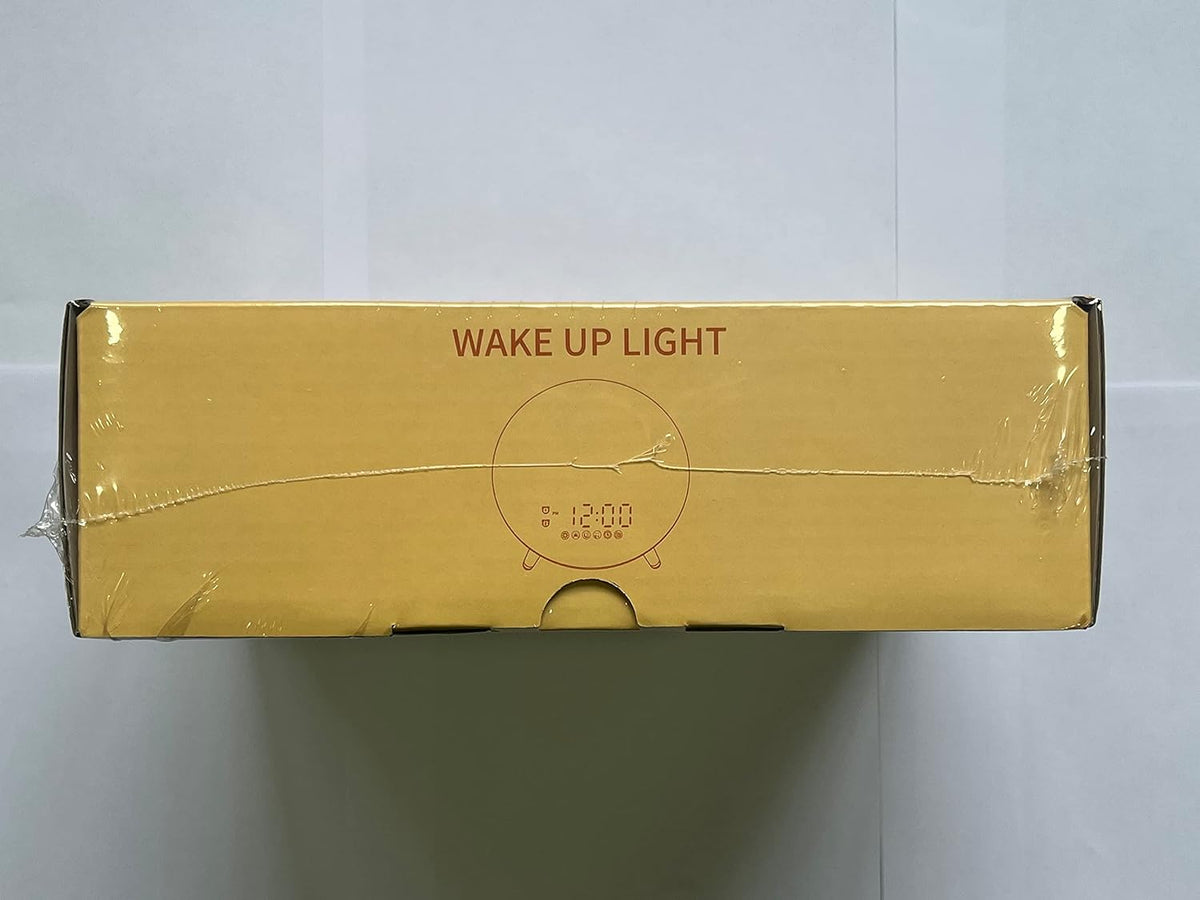 Defurhome Wake Up Licht Lichtwecker - Radiowecker Sonnenaufgang Sonnenuntergang mit Dual Wecker, 7 Farben Licht,7 natürlichen Sounds & FM Radio & Snooze Funktion für Erwachsene & Kinder [Energieklasse G]