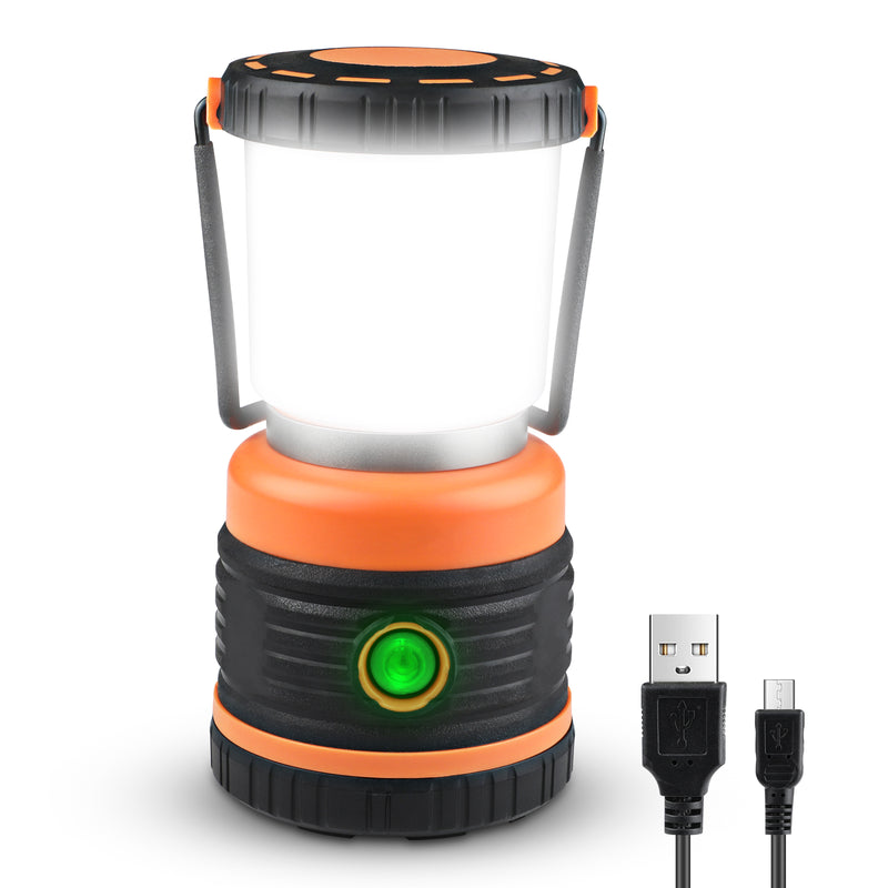 Defurhome Camping Lantern Rechargeable,Led Camping Lights Lamp,Battery Operation Emergency Electric Lanterns Light for Power Cuts, Storm, Emergency Lighting, Fishing, Hiking
