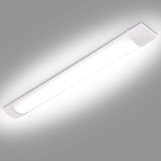 Defurhome LED Batten Light,36W 5000K Daylight White, LED Luminous Tubes，Lights Low Profile Wall or Ceiling Surface Mounted Fitting for Offices, Warehouse, Garages, Basements, Workshops