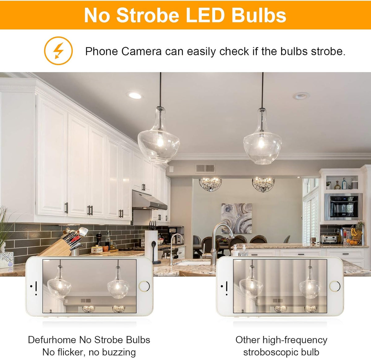 Defurhome ST58 E27 6W LED Edison Light Bulbs 60W Equivalent, Daylight White 5000K, Not Dimmable, Clear Glass, E27 Base Lamp for Home, Restaurant, Reading Room, Pack of 5 [Energy Class A+]
