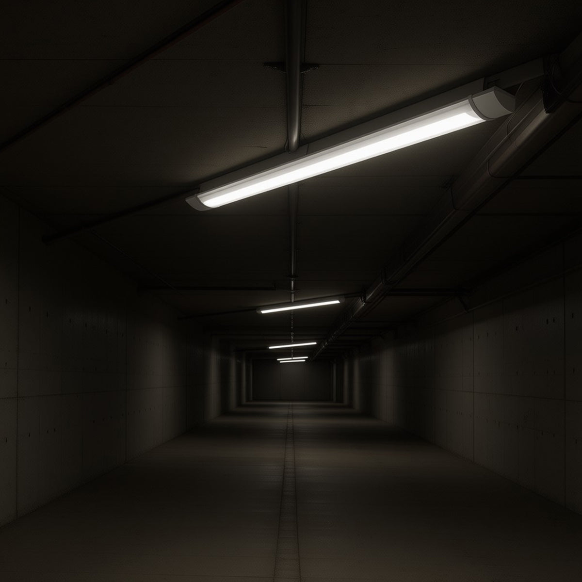 Defurhome LED Batten Light,36W 5000K Daylight White, LED Luminous Tubes，Lights Low Profile Wall or Ceiling Surface Mounted Fitting for Offices, Warehouse, Garages, Basements, Workshops