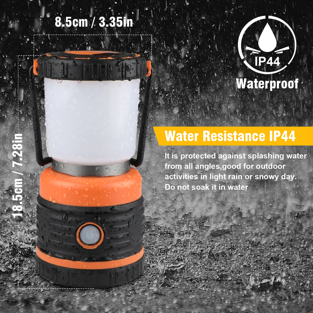 Defurhome Camping Lantern Rechargeable,Led Camping Lights Lamp,Battery Operation Emergency Electric Lanterns Light for Power Cuts, Storm, Emergency Lighting, Fishing, Hiking