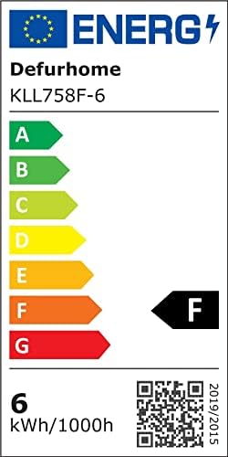 Defurhome Edison LED Vintage Glühbirne, E27 ST58 Warmweiß(2500K), 700 Lumen, 6W (ersetzt 60W) Ideal für Nostalgie und Retro Beleuchtung im Haus Café Bar- 5 Stück [Energieklasse F]