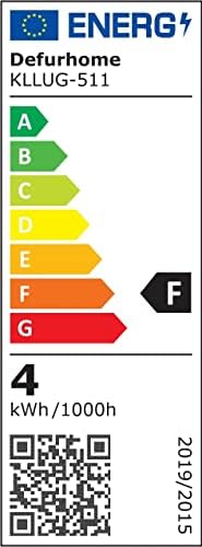 Defurhome LED Deckenleuchte Drehbar, 6 Flammig LED Strahler Deckenlampe Spot,Modern Deckenstrahler (Mattes Nickel), inkl. 6 x 4 W GU10 LED Lampen (400LM, warmweiß) [Energieklasse E]